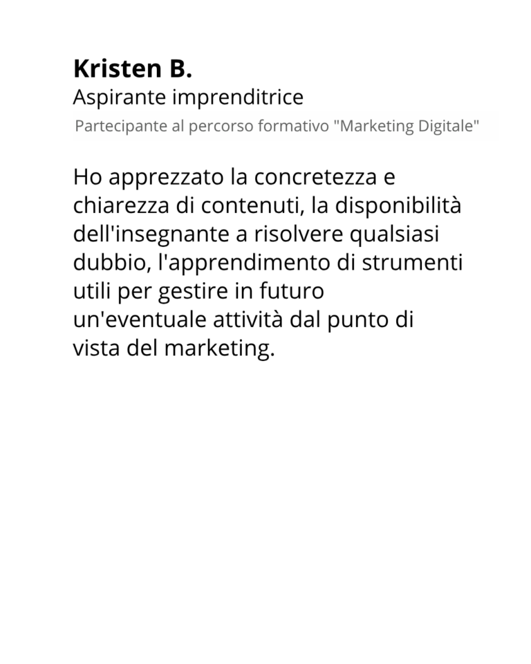 Formazione Marketing Treviso